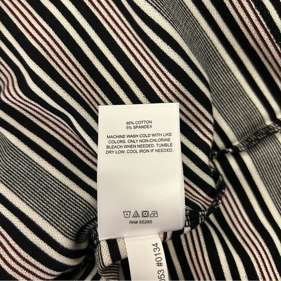 Express Men's Striped Perfect Pima Cotton Pique Polo Size M Tall 1/4 Zip NWT $64 - Picture 15 of 16